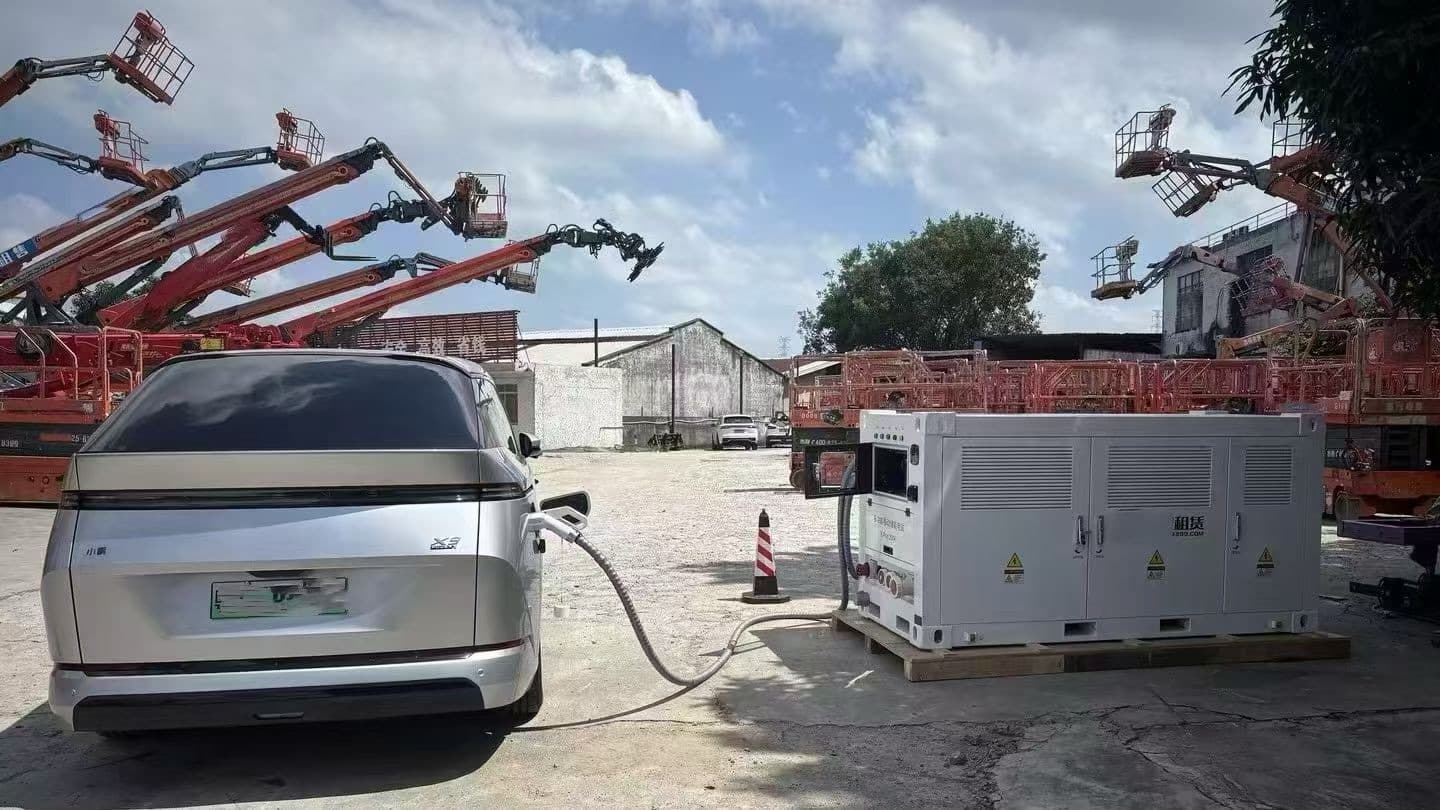 Zero-One Innovation · Emergency charging at a construction yard