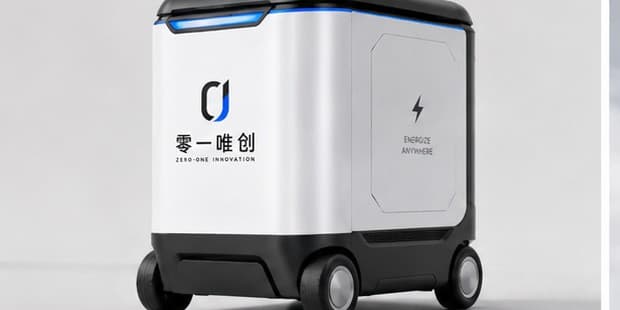 LingYI-Charge Mobile EV Charging Robot
